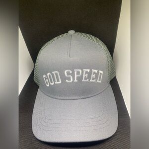 God Speed Snap Back Collection Gray And White